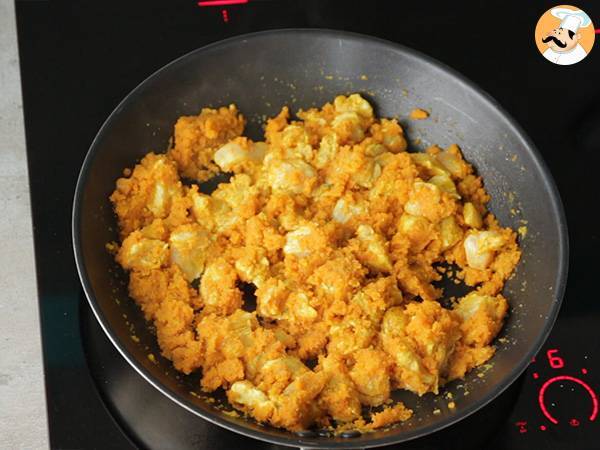 Kycklingcurry med kokosmjölk - Beredning steg 5