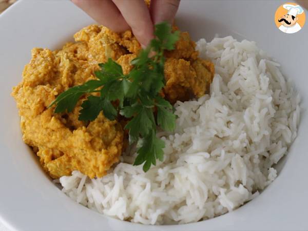 Kycklingcurry med kokosmjölk - Beredning steg 8