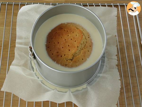 Tres Leches tremjölkskaka - Beredning steg 9