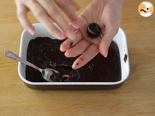 Brigadeiro, små brasilianska godbitar - Beredning steg 4
