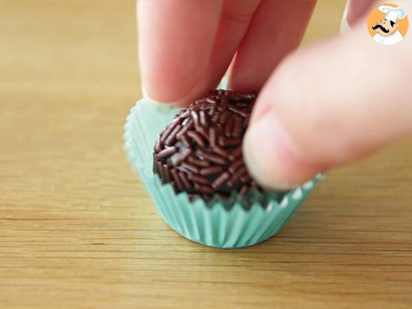 Brigadeiro, små brasilianska godbitar - Beredning steg 5