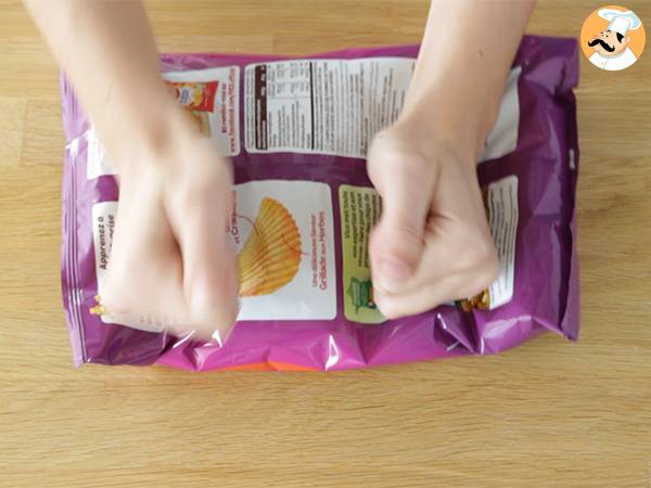 Supersnabb tortilla med chips - Beredning steg 1