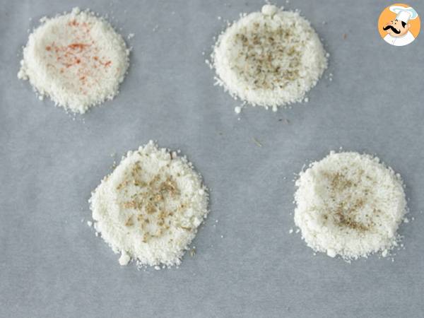 Parmesanchips med örter och kryddor - Beredning steg 2