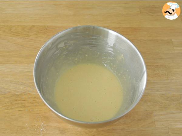 Osynlig äppelkaka - Beredning steg 1