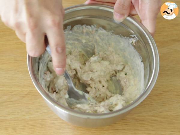 Rillettes av tonfisk - Beredning steg 2