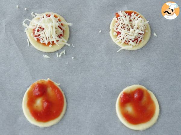 Minipizzor med smördeg - Beredning steg 2
