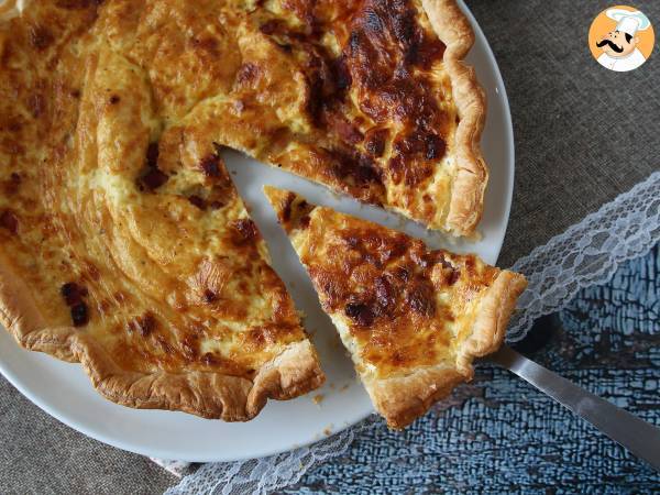 Lätt hemlagad quiche lorraine, den enkla receptet - Beredning steg 5