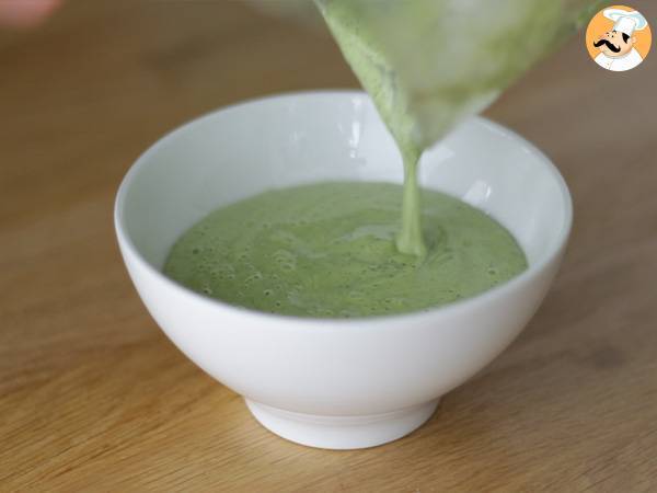 Smoothie bowl kiwi mynta spenatskott - Beredning steg 2