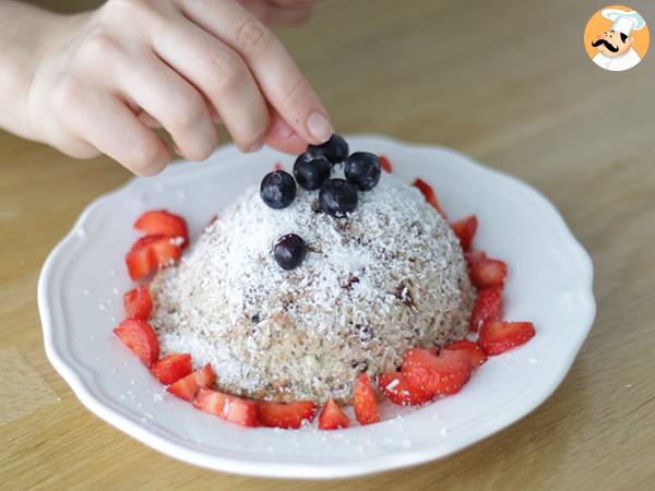 Banan och kokos bowl cake - laktos- och glutenfri - Beredning steg 4