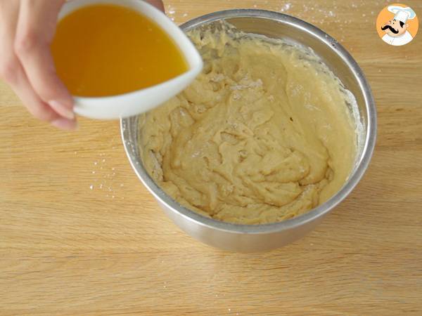 Muffins med chokladbitar, det amerikanska receptet - Beredning steg 2