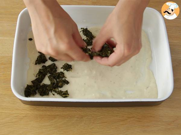 Lasagne med spenat och getost - Beredning steg 1