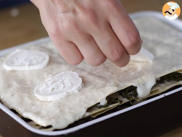 Lasagne med spenat och getost - Beredning steg 4