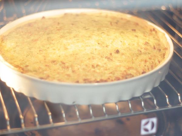 Purjolökspaj (6 enkla steg och video) - Beredning steg 5