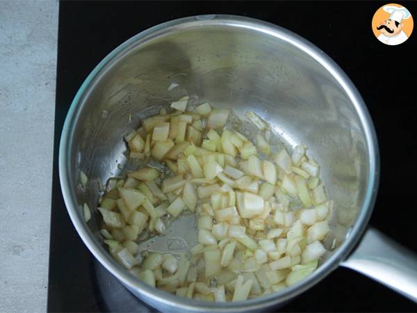 Krämig zucchinisoppa - Beredning steg 1