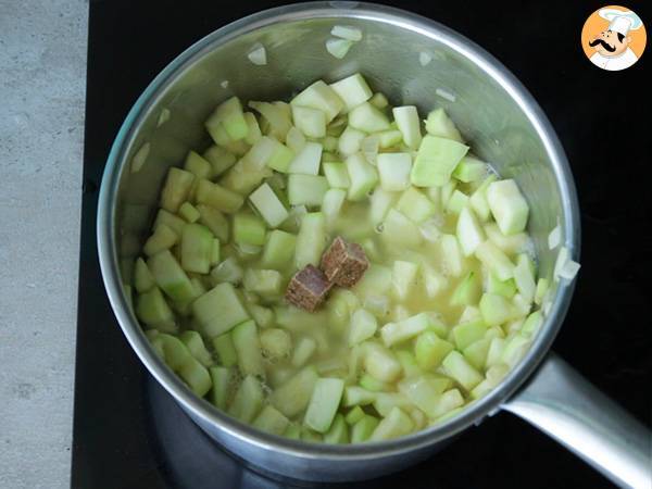 Krämig zucchinisoppa - Beredning steg 3