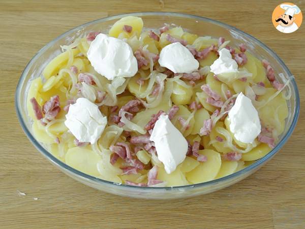 Traditionell tartiflette från Savoy - Beredning steg 4