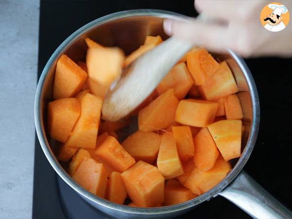 Pumpasoppa med grädde - Beredning steg 2