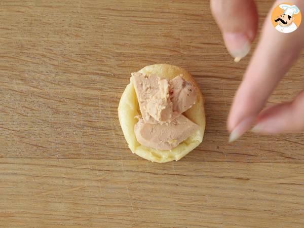 Foie gras-makaroner med queneller - Beredning steg 4