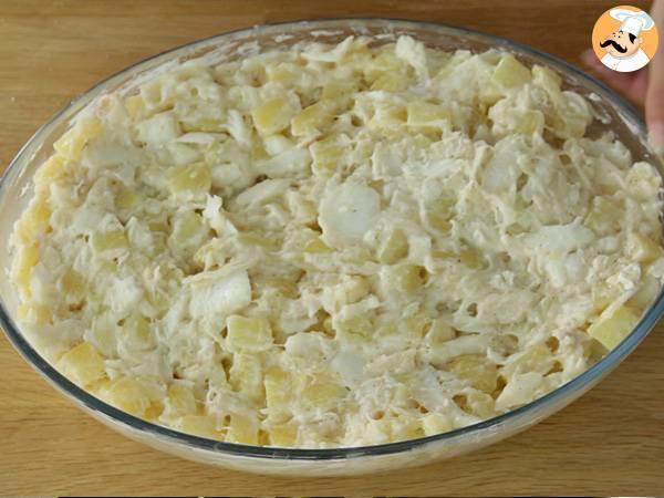 Torsk i gräddsås, traditionellt portugisiskt recept - Beredning steg 6