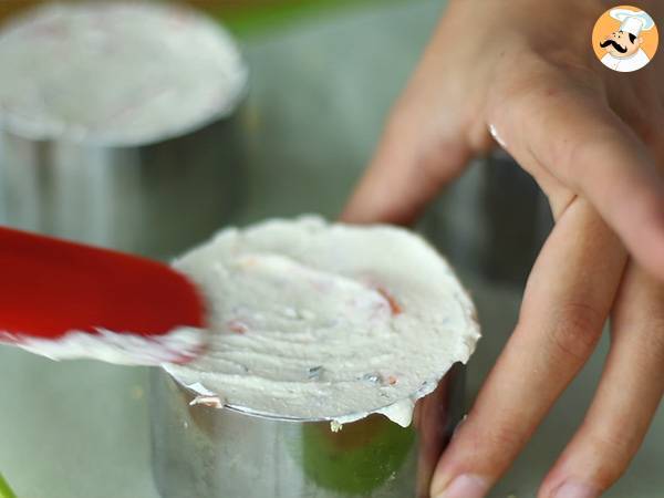 Cheesecakes med saltad lax - Beredning steg 4