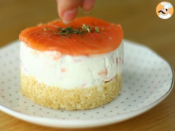 Cheesecakes med saltad lax - Beredning steg 6