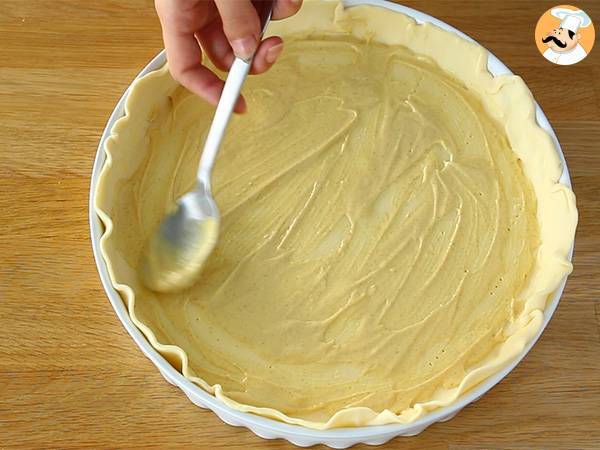 Camembert- och äppeltårta - Beredning steg 1