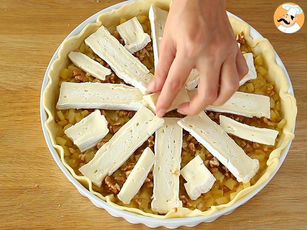 Camembert- och äppeltårta - Beredning steg 4