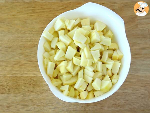 Enkel äppelkaka - Beredning steg 1