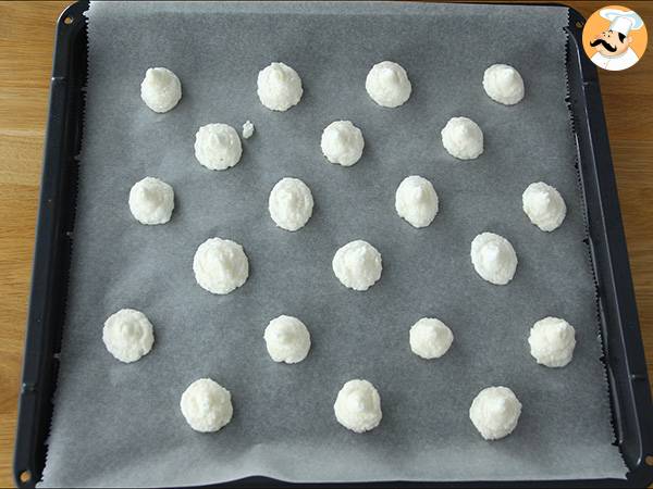 Rochers av kokosnöt - Beredning steg 4