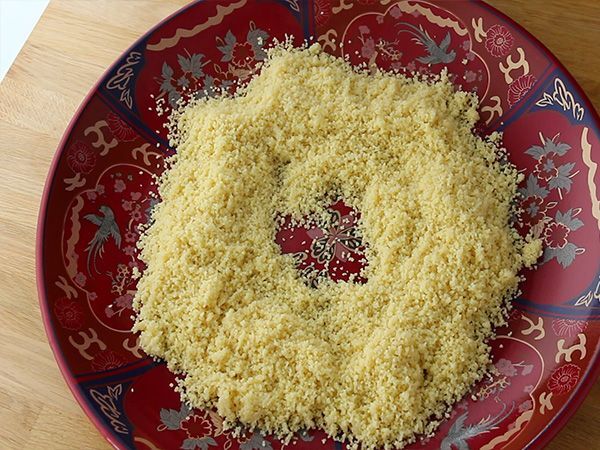 Traditionell marockansk kycklingcouscous - Beredning steg 9