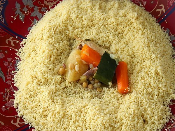 Traditionell marockansk kycklingcouscous - Beredning steg 10