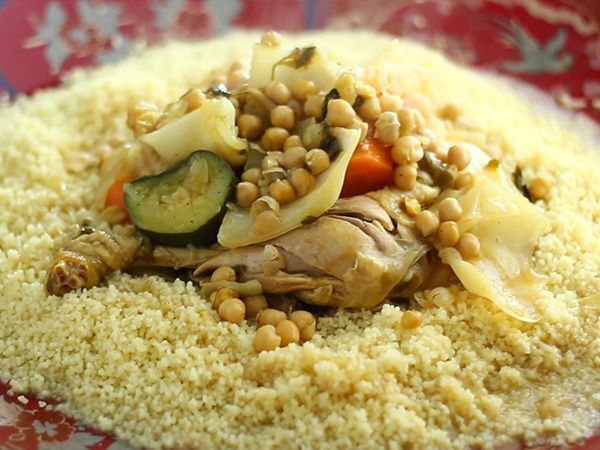 Traditionell marockansk kycklingcouscous - Beredning steg 11