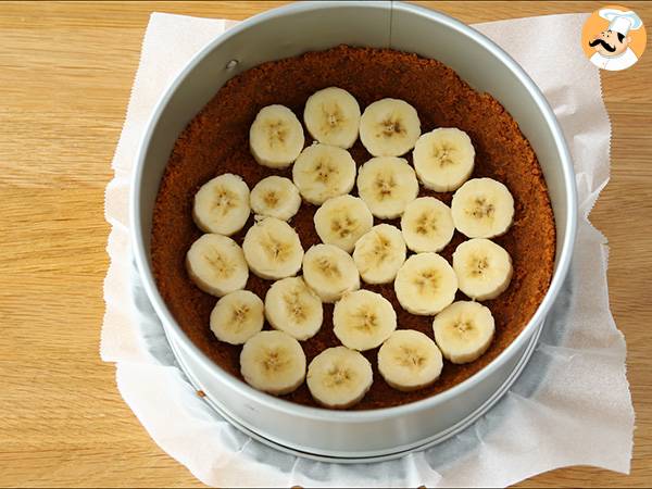 Banoffee, banan- och karamellpaj - Beredning steg 2