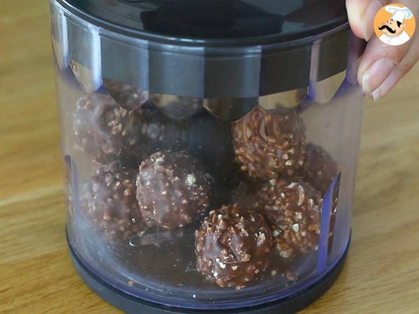 Julstock med Ferrero Rochers - Beredning steg 6