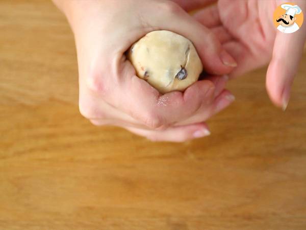 Chokladbullar med chokladbitar - Beredning steg 7
