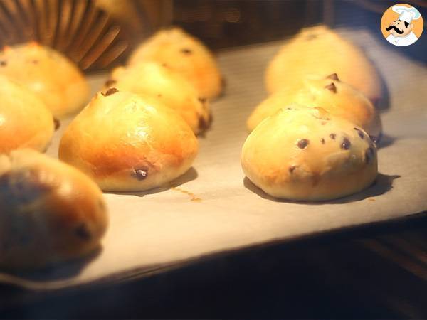 Chokladbullar med chokladbitar - Beredning steg 10