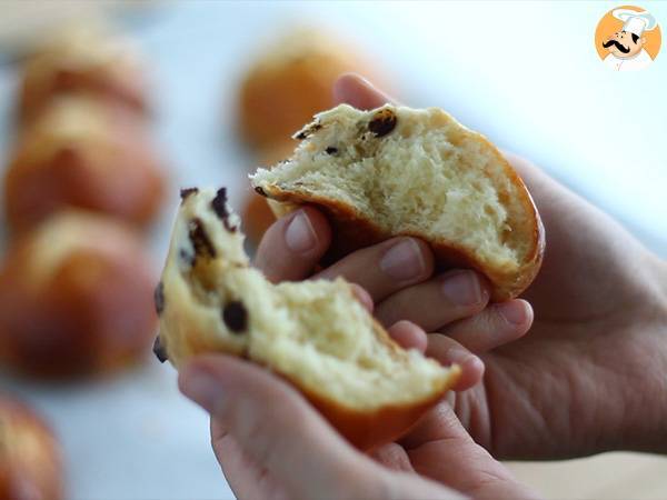 Chokladbullar med chokladbitar - Beredning steg 11