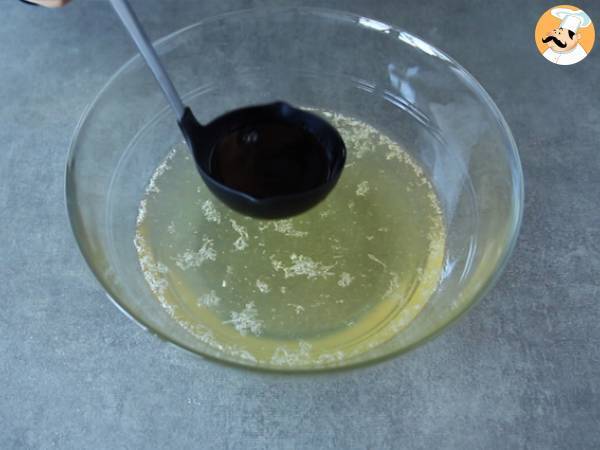 Champagnesoppa, en festlig cocktail - Beredning steg 2