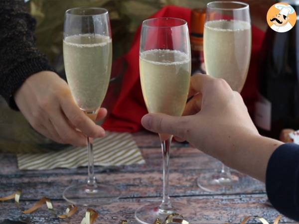 Champagnesoppa, en festlig cocktail - Beredning steg 3