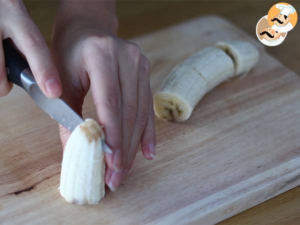 Krispiga bananchips med filodeg - Beredning steg 1