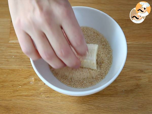 Krispiga bananchips med filodeg - Beredning steg 2