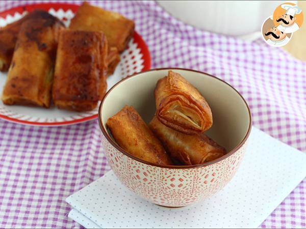 Krispiga bananchips med filodeg - Beredning steg 6