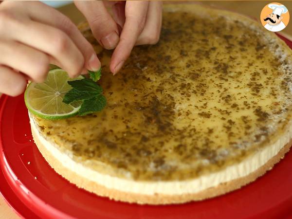 Mojito Cheesecake - Beredning steg 10