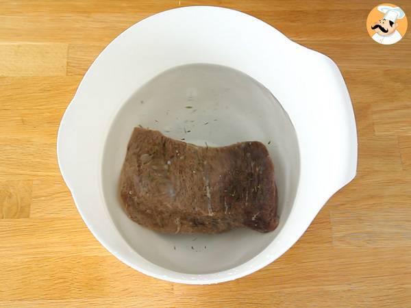 Viande des Grisons eller torkat nötkött - Beredning steg 3