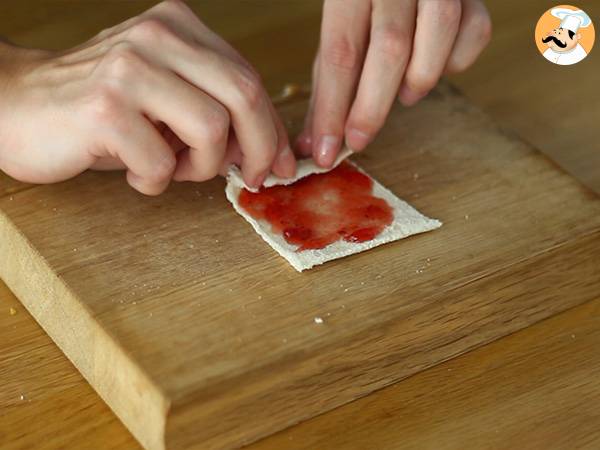 Brödwraps med sylt - Beredning steg 2