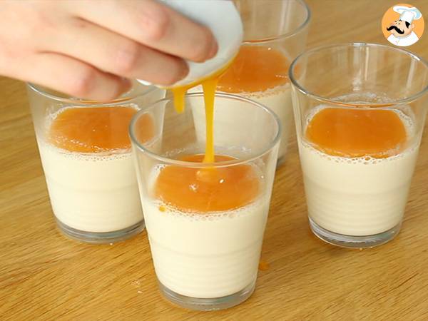 Vegansk panna cotta med kokos - Beredning steg 4