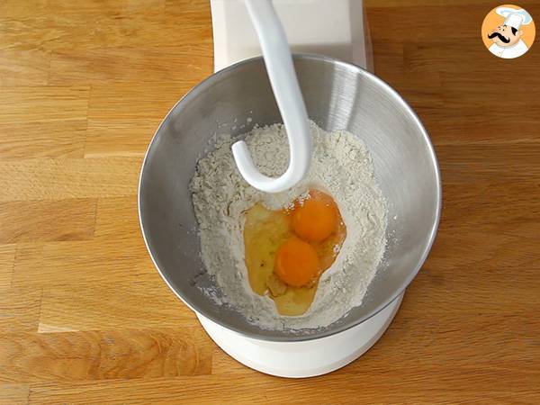 Mouna, traditionell påskbrioche - Beredning steg 2