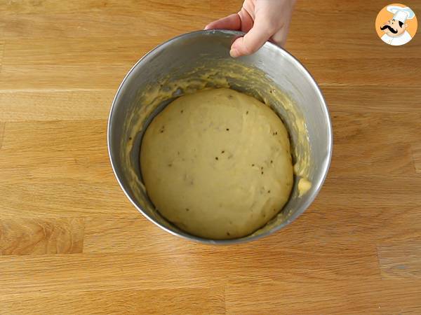 Mouna, traditionell påskbrioche - Beredning steg 4