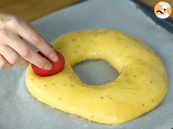 Mouna, traditionell påskbrioche - Beredning steg 6
