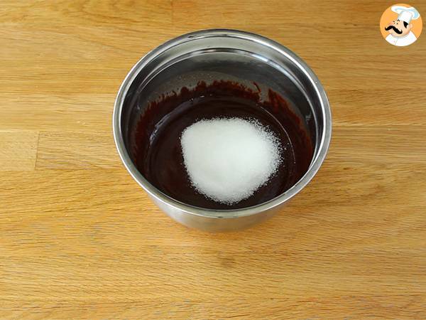 Glutenfri chokladfondant med intensiv smak - Beredning steg 1
